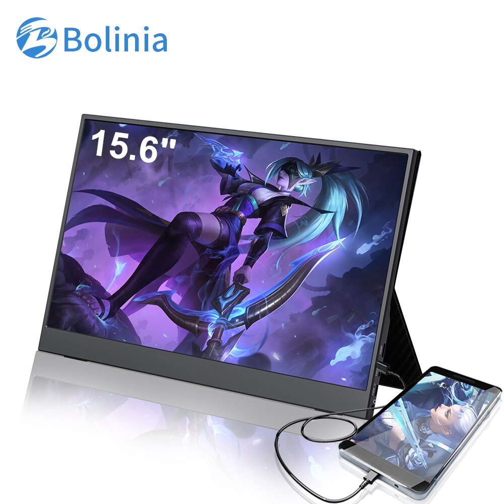 15.6 ġ Ǯ HD IPS Ʈ-  USB C HDMI-ȣȯ ޴  , ġ PS5 ȭ Ʈ PC  ÷